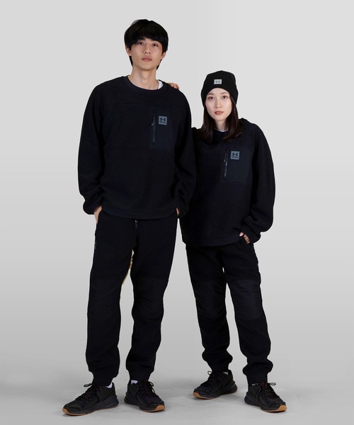 UNDER ARMOUR(アンダーアーマー)の「UA ミッション ブークレ クルー(トレーニング/メンズ)(その他アウター・メンズ・ブラック・XXL/XL/S/L/3XL/M)」の8枚目の写真