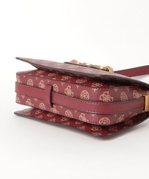 Guess(ゲス)の「HENSELY LOGO Top Zip Shoulder Bag(ショルダーバッグ・レディース・レッド・ONE SIZE)」の6枚目の写真
