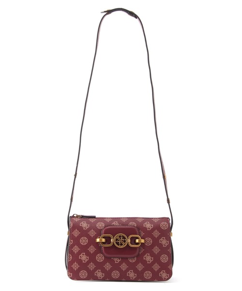 Guess(ゲス)の「HENSELY LOGO Top Zip Shoulder Bag(ショルダーバッグ・レディース・レッド・ONE SIZE)」の8枚目の写真