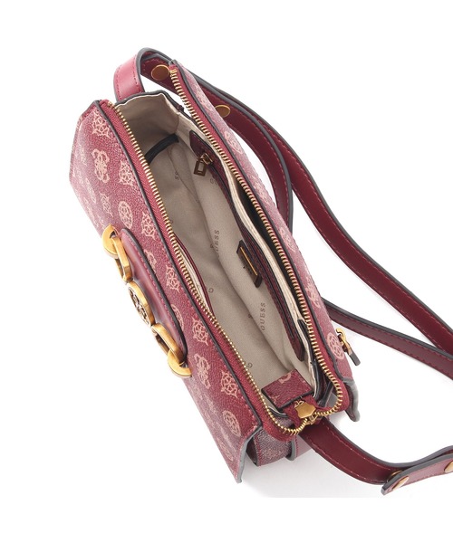 Guess(ゲス)の「HENSELY LOGO Top Zip Shoulder Bag(ショルダーバッグ・レディース・レッド・ONE SIZE)」の7枚目の写真