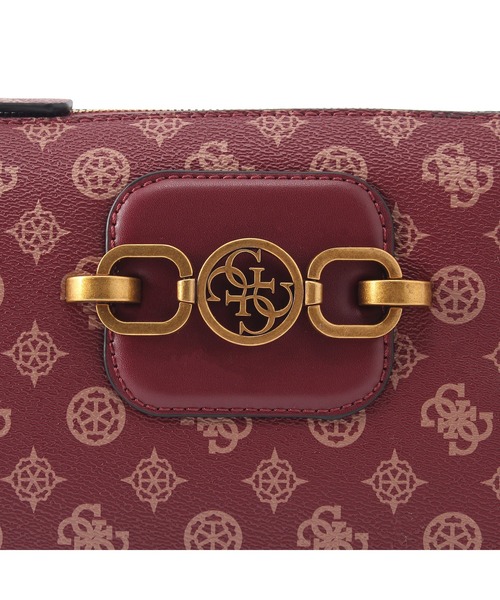 Guess(ゲス)の「HENSELY LOGO Top Zip Shoulder Bag(ショルダーバッグ・レディース・レッド・ONE SIZE)」の4枚目の写真
