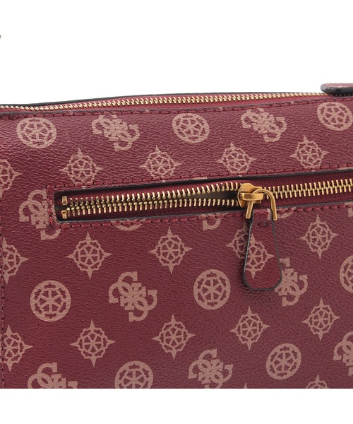 Guess(ゲス)の「HENSELY LOGO Top Zip Shoulder Bag(ショルダーバッグ・レディース・レッド・ONE SIZE)」の2枚目の写真