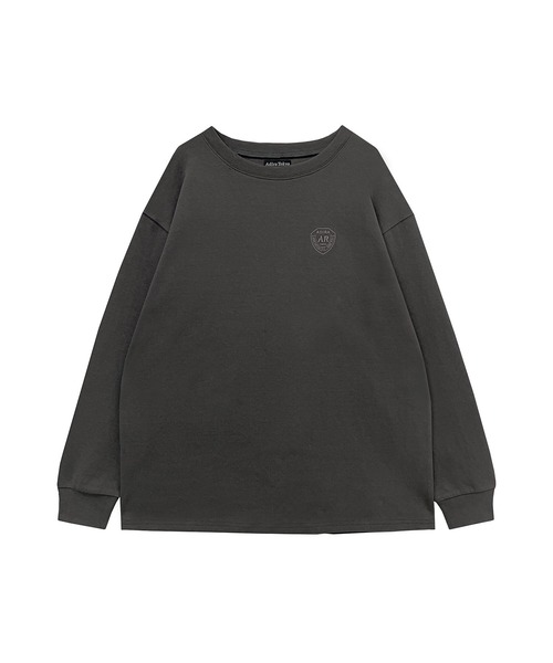 ADIRA(アディラ)の「ユニセックススムースロンT(Tシャツ/カットソー・レディース・チャコールグレー/ライトベージュ・FREE)」の14枚目の写真