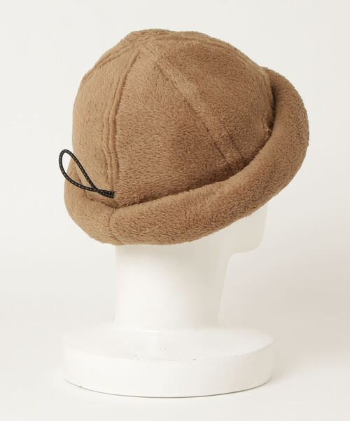 BURLAP OUTFITTER（バーラップアウトフィッター）の「FLEECE FISHERMAN CAP/フリースフィッシャーマン キャップ（キャップ・メンズ・ブラック/グレー系その他/ライトブラウン/モスグリーン/タン・ONE SIZE）」の6枚目の写真
