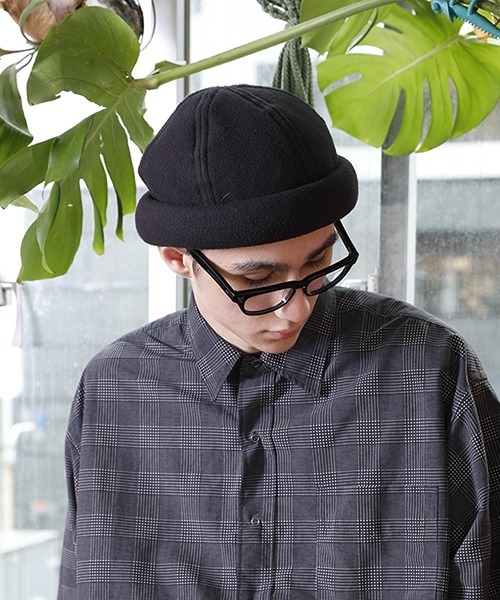 BURLAP OUTFITTER（バーラップアウトフィッター）の「FLEECE FISHERMAN CAP/フリースフィッシャーマン キャップ（キャップ・メンズ・ブラック/グレー系その他/ライトブラウン/モスグリーン/タン・ONE SIZE）」の7枚目の写真