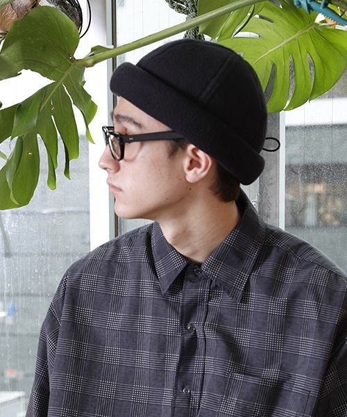 BURLAP OUTFITTER（バーラップアウトフィッター）の「FLEECE FISHERMAN CAP/フリースフィッシャーマン キャップ（キャップ・メンズ・ブラック/グレー系その他/ライトブラウン/モスグリーン/タン・ONE SIZE）」の18枚目の写真