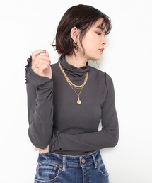 Rouge vif Anna | テレコメロータートルカットソー(Tシャツ/カットソー)