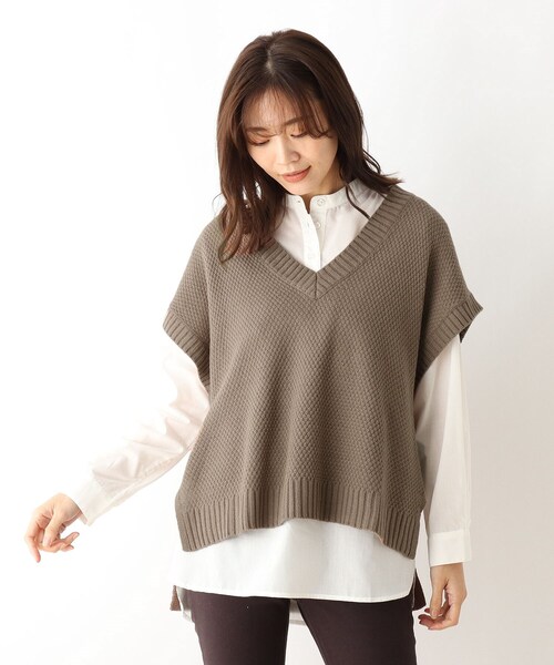 SHOO・LA・RUE（シューラルー）の「◇【2点セット】スキッパーシャツ 