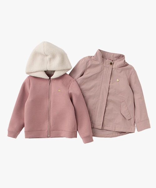 kate spade new york kids ボア3wayブルゾン kate spade new york kids（ケイトスペードニューヨーク）の