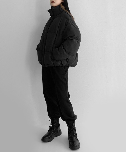 LVEU.（ラブユ.）の「High neck eco down jacket / ハイネックエコダウンジャケット（ダウンジャケット/コート・レディース・クリーム/グリーン/ブラック・FREE）」の16枚目の写真