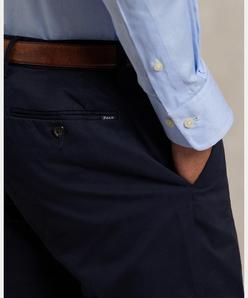 POLO RALPH LAUREN（ポロ ラルフ ローレン）の「ストレッチ スリム フィット チノ パンツ（チノパンツ・メンズ・ネイビー系1・32/32/38/32/32/30/28/30/34/30/33/32/42/32/31/32/40/32/30/30/30/32/36/32/34/32/34/34/44/34/29/32/33/34/36/34）」の5枚目の写真