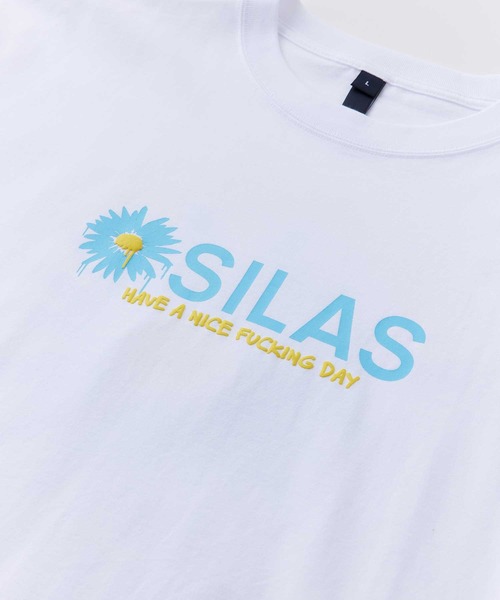 SILAS（サイラス）の「S/S DRIP DAISY PRINT TEE　サイラスドリップデイジープリント半袖Tシャツ（Tシャツ/カットソー・メンズ・ホワイト/ブラック/ネイビー・MEDIUM/LARGE/X-LARGE）」の5枚目の写真