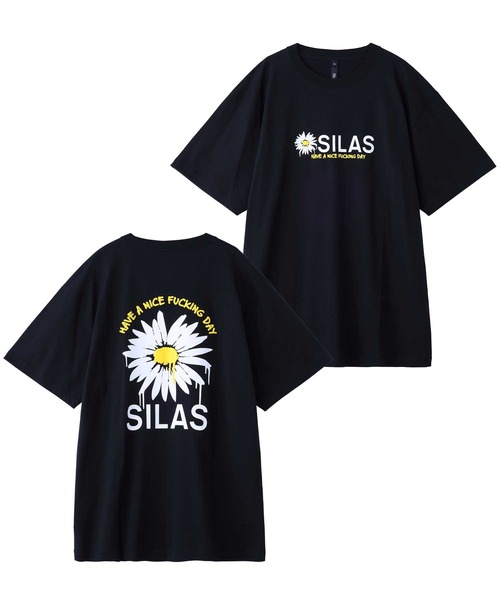 SILAS（サイラス）の「S/S DRIP DAISY PRINT TEE サイラスドリップデイジープリント半袖Tシャツ（Tシャツ/カットソー）」 WEAR