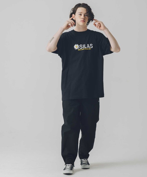SILAS（サイラス）の「S/S DRIP DAISY PRINT TEE　サイラスドリップデイジープリント半袖Tシャツ（Tシャツ/カットソー・メンズ・ホワイト/ブラック/ネイビー・MEDIUM/LARGE/X-LARGE）」の14枚目の写真