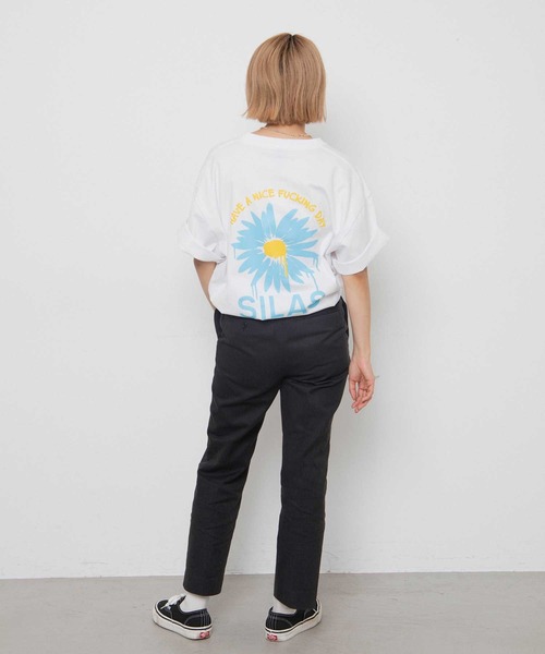 SILAS（サイラス）の「S/S DRIP DAISY PRINT TEE　サイラスドリップデイジープリント半袖Tシャツ（Tシャツ/カットソー・メンズ・ホワイト/ブラック/ネイビー・MEDIUM/LARGE/X-LARGE）」の17枚目の写真