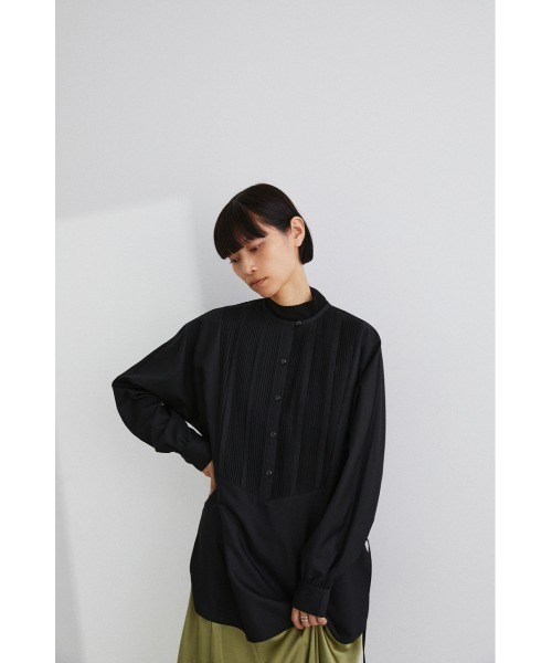 スタイルミキサー ピンタックロングシャツ STYLEMIXER（スタイルミキサー）の「ピンタックロングシャツ