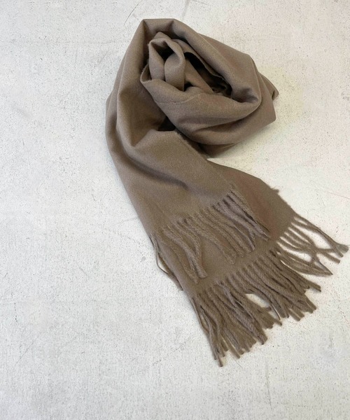 CANAL JEAN（キャナルジーン）の「El mar(エルマール) カシミヤタッチ無地ストール（ストール/ショール・レディース・ライトグレー/ブラック/ブラウン/アイボリー・ONE SIZE）」の11枚目の写真