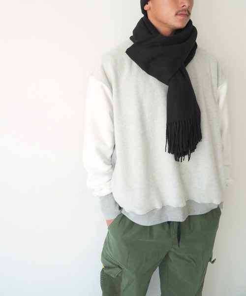 CANAL JEAN（キャナルジーン）の「El mar(エルマール) カシミヤタッチ無地ストール（ストール/ショール・レディース・ライトグレー/ブラック/ブラウン/アイボリー・ONE SIZE）」の14枚目の写真