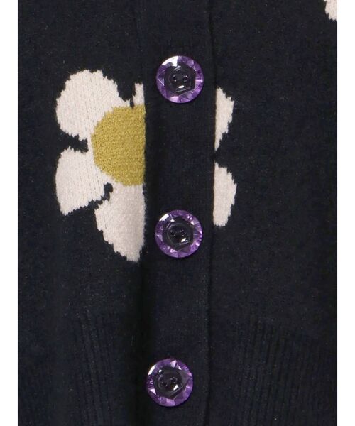 jouetie（ジュエティ）の「フラワージャガードワイドニット