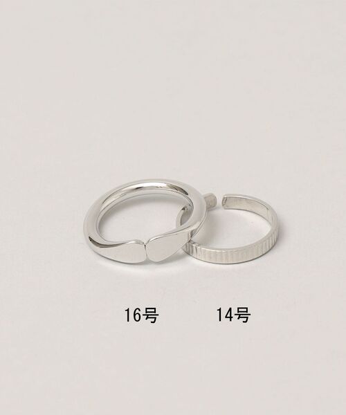 SHIPS（シップス）の「【WEB限定】SHIPS: 〈2点セット〉 デザイン リング（リング・メンズ・オフホワイト/ライトホワイト/ホワイト系/ストーン/ホワイト・ONE SIZE）」の17枚目の写真