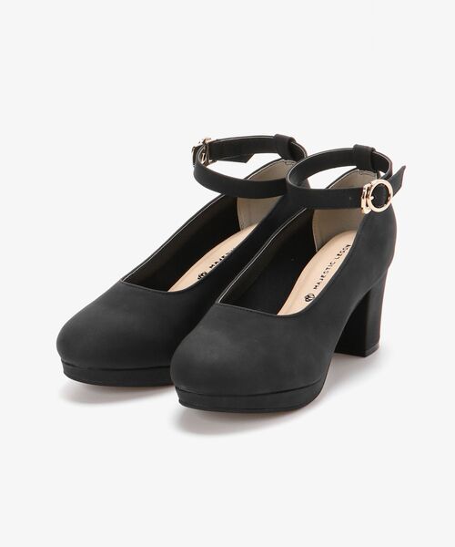 MAJESTIC LEGON（マジェスティックレゴン）の「ふかふかリボンsetパンプス（パンプス・レディース・ブラック/アイボリー/モカ/グレイッシュベージュ・SMALL/MEDIUM/LARGE/X-LARGE）」の2枚目の写真