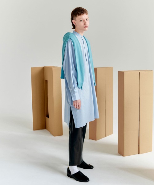 SENSE OF PLACE by URBAN RESEARCH(センスオブプレイスバイアーバンリサーチ)の「『セットアップ対応』 フェイクレザーストレートパンツ(その他パンツ・メンズ・ブラック・MEDIUM/LARGE)」の2枚目の写真