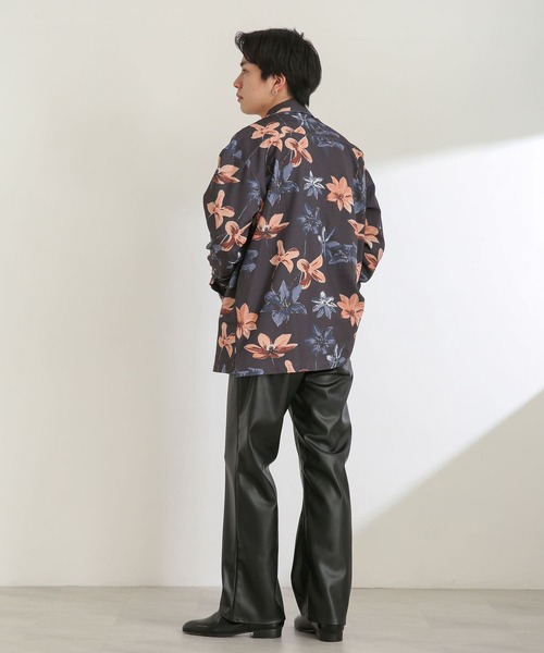 SENSE OF PLACE by URBAN RESEARCH(センスオブプレイスバイアーバンリサーチ)の「『セットアップ対応』 フェイクレザーストレートパンツ(その他パンツ・メンズ・ブラック・MEDIUM/LARGE)」の7枚目の写真