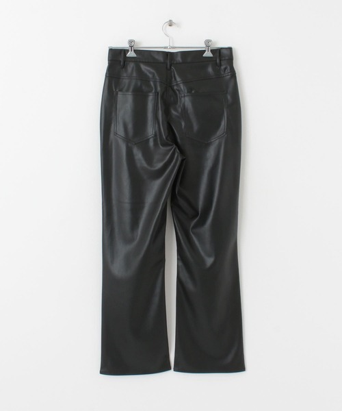 SENSE OF PLACE by URBAN RESEARCH(センスオブプレイスバイアーバンリサーチ)の「『セットアップ対応』 フェイクレザーストレートパンツ(その他パンツ・メンズ・ブラック・MEDIUM/LARGE)」の19枚目の写真