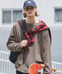Heavy ounce cotton ルーズベーシックオーバーロングTシャツ EMMA CLOTHES