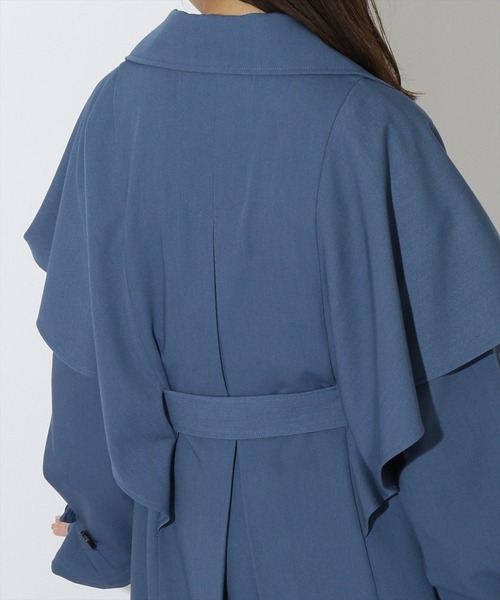 REDYAZEL(レディアゼル)の「ケープデザイントレンチコート(トレンチコート・レディース・ベージュ/カーキ/ブルー・SMALL/MEDIUM)」の6枚目の写真