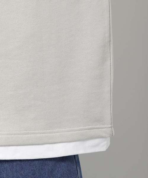 LAKOLE(ラコレ)の「TC裏毛レイヤードプルオーバー / 267612(スウェット・メンズ・ネイビー/サックスブルー/ライトグレー/グリーン・LARGE/X-LARGE/MEDIUM)」の16枚目の写真