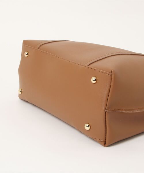 florist（フローリスト）の「【A4対応】シンプルデザインのPUレザーレディーストートバッグ/ショルダーバッグ（トートバッグ・レディース・ブラック/キャメル/ホワイト/ベージュ・FREE）」の19枚目の写真