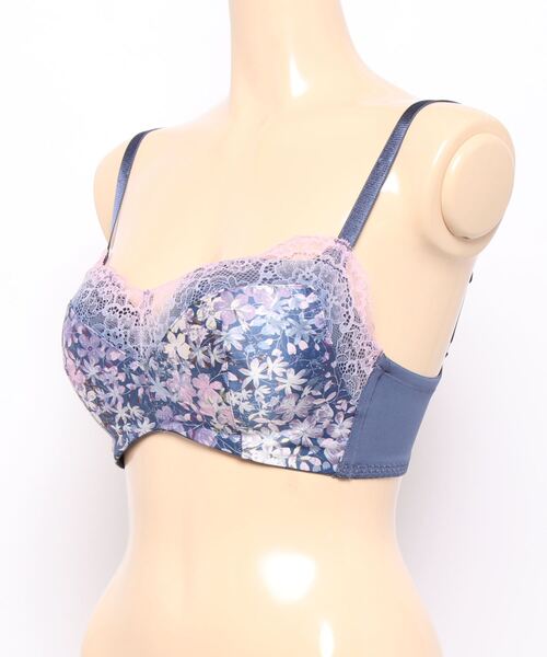 AMOSTYLE BY Triumph（アモスタイルバイトリンプ）の「AMOSTYLEホープブラ ワイルドグラデーションメドウ【Eカップ】AMST1371 WHU2 JX（ブラジャー・レディース・ブルー/イエロー・E70/E65/E75）」の12枚目の写真