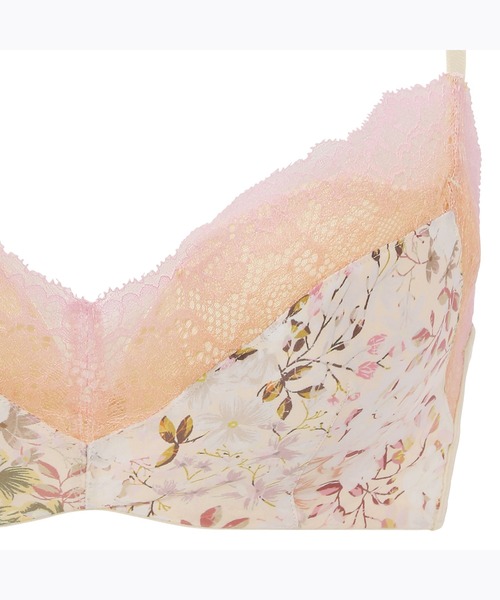 AMOSTYLE BY Triumph（アモスタイルバイトリンプ）の「AMOSTYLEホープブラ ワイルドグラデーションメドウ【Eカップ】AMST1371 WHU2 JX（ブラジャー・レディース・ブルー/イエロー・E70/E65/E75）」の4枚目の写真