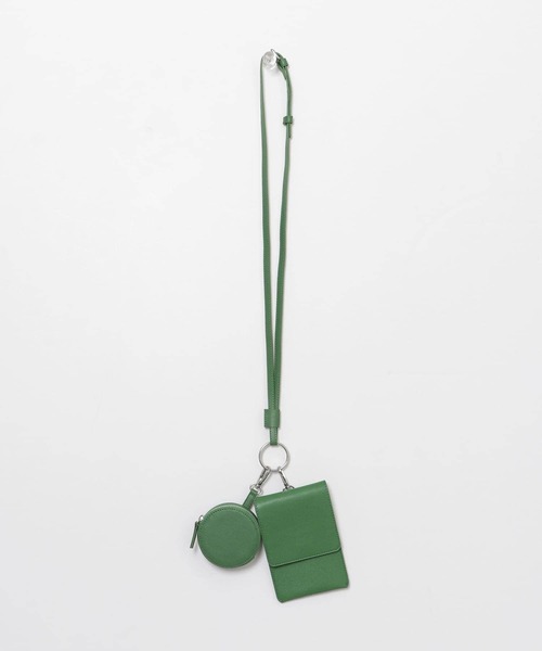 SENSE OF PLACE by URBAN RESEARCH(センスオブプレイスバイアーバンリサーチ)の「フェイクレザーリングマルチショルダーバッグ(ショルダーバッグ・メンズ・ブラック/オレンジ/ブルー/ブラック系その他/グリーン・ONE)」の4枚目の写真