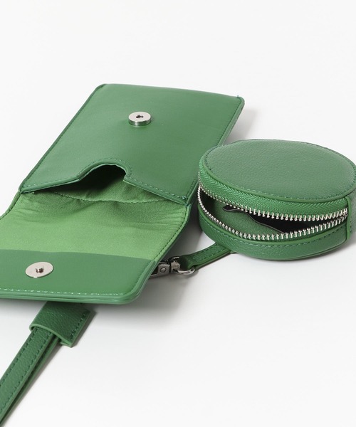 SENSE OF PLACE by URBAN RESEARCH(センスオブプレイスバイアーバンリサーチ)の「フェイクレザーリングマルチショルダーバッグ(ショルダーバッグ・メンズ・ブラック/オレンジ/ブルー/ブラック系その他/グリーン・ONE)」の20枚目の写真