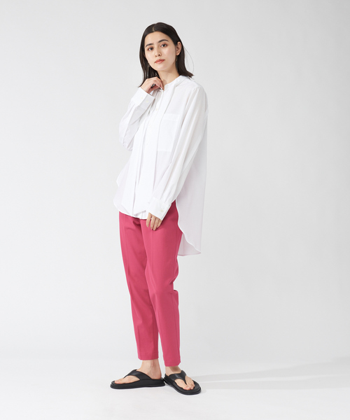 qualite(カリテ)の「ボウタイシャツ(シャツ/ブラウス・レディース・ホワイト/ストライプ/ピンク・フリー)」の12枚目の写真