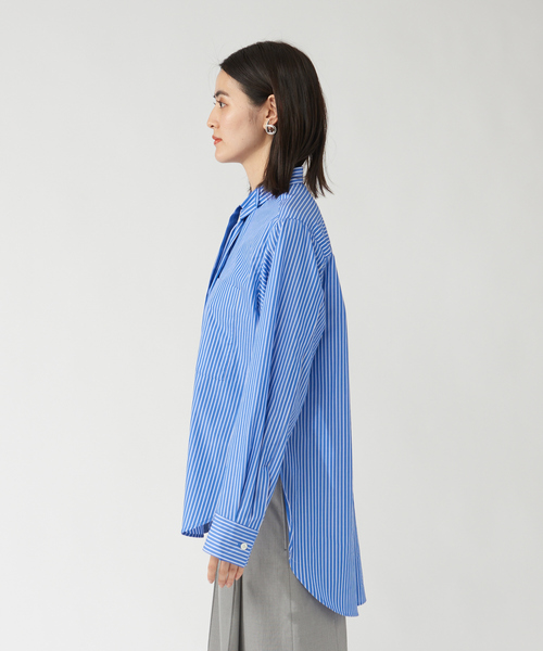 qualite(カリテ)の「ボウタイシャツ(シャツ/ブラウス・レディース・ホワイト/ストライプ/ピンク・フリー)」の17枚目の写真