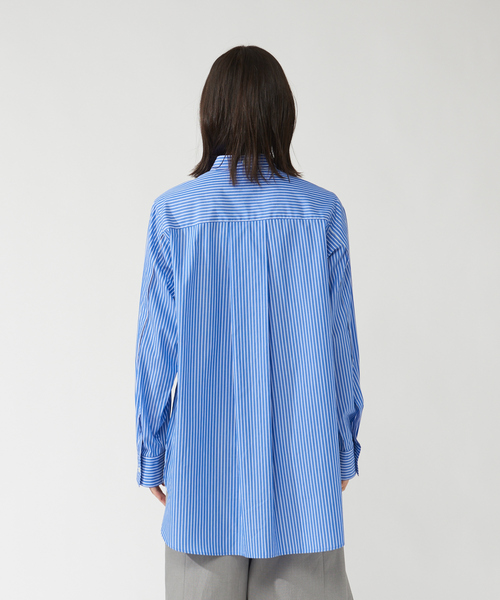 qualite(カリテ)の「ボウタイシャツ(シャツ/ブラウス・レディース・ホワイト/ストライプ/ピンク・フリー)」の18枚目の写真