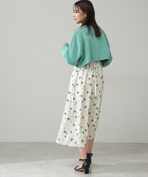 N.(N. Natural Beauty Basic)(エヌエヌナチュラルビューティーベーシック)の「◆ミラノリブクロップドカーディガン(カーディガン/ボレロ・レディース・ネイビー/レッド/グリーン/ナチュラル・MEDIUM)」の15枚目の写真