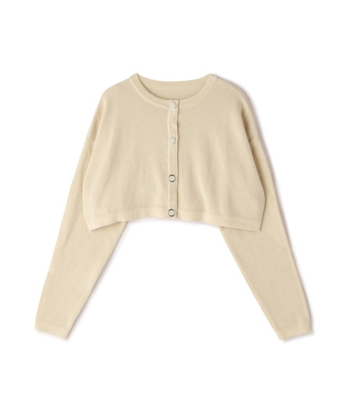 N.(N. Natural Beauty Basic)(エヌエヌナチュラルビューティーベーシック)の「◆ミラノリブクロップドカーディガン(カーディガン/ボレロ・レディース・ネイビー/レッド/グリーン/ナチュラル・MEDIUM)」の16枚目の写真