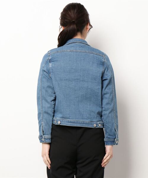 Grand PARK（グランドパーク）の「ストレッチGジャン（デニムジャケット・レディース・ライトブルー/ワンウォッシュ・FREE）」の7枚目の写真