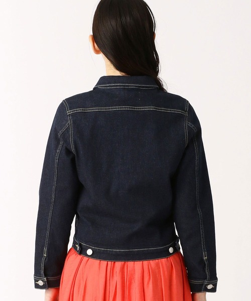 Grand PARK（グランドパーク）の「ストレッチGジャン（デニムジャケット・レディース・ライトブルー/ワンウォッシュ・FREE）」の8枚目の写真