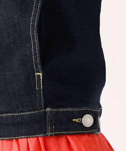 Grand PARK（グランドパーク）の「ストレッチGジャン（デニムジャケット・レディース・ライトブルー/ワンウォッシュ・FREE）」の10枚目の写真