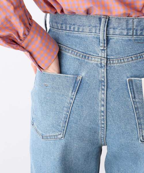 OPAQUE.CLIP(オペークドットクリップ)の「◆リサイクルコットンデニム 204バギー(その他パンツ・レディース・ダークネイビー/ネイビー・42/40/38)」の21枚目の写真