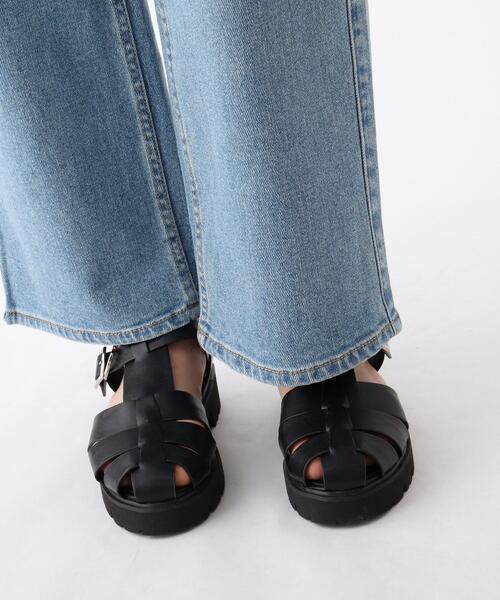 OPAQUE.CLIP(オペークドットクリップ)の「◆リサイクルコットンデニム 204バギー(その他パンツ・レディース・ダークネイビー/ネイビー・42/40/38)」の22枚目の写真