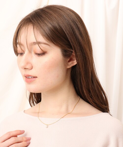 couture brooch（クチュールブローチ）の「◆さびにくい　ステンレスパールトップネックレス（ネックレス・レディース・ゴールド/シルバー・00）」の9枚目の写真