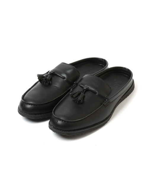 LAKOLE（ラコレ）の「タッセルローファースリッパサンダル / 265965（ローファー・メンズ・ブラック/ブラウン・MEDIUM/LARGE）」の8枚目の写真