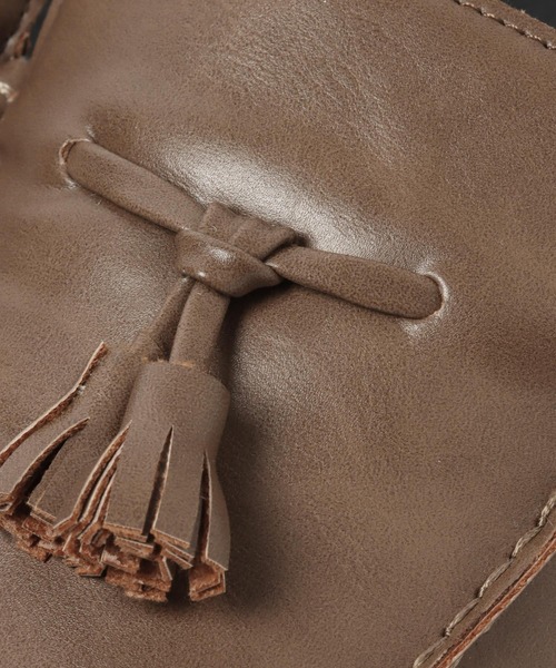 LAKOLE（ラコレ）の「タッセルローファースリッパサンダル / 265965（ローファー・メンズ・ブラック/ブラウン・MEDIUM/LARGE）」の19枚目の写真