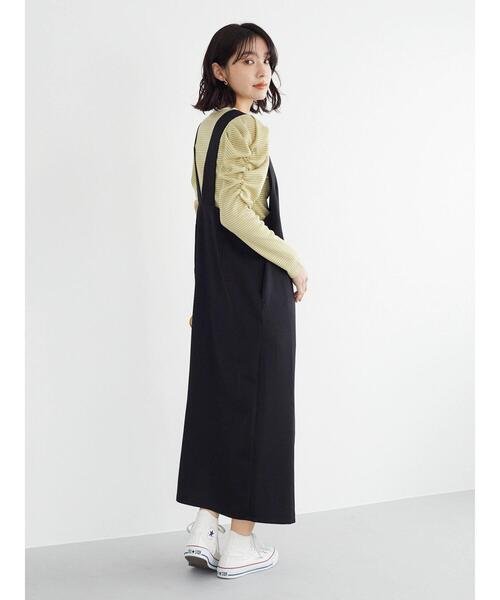 Green　Parks（グリーンパークス）の「ボーダーパワーショルダープルオーバー（Tシャツ/カットソー・レディース・アイボリー/ミント・FREE）」の5枚目の写真